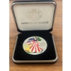 Image 1 : Colorized 2000 American Eagle Liberty Silver Dollar - 1 Oz Silver Round
