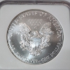 Image 4 : 2010 American Silver Eagle $1 Early Releases - 1 oz .999 Fine Silver - Graded by NGC MS 69