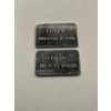 Image 1 : 2 - Extremely Rare USCG Silver 1 Gram .999 Fine Pure Silver Troy Oz Bars - Low Production Bar