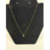 Image 1 : Stunning 14K Gold Necklace with Opal - Weight- 0.8 Grams