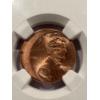 Image 2 : Lincoln Cent Brilliant Uncirculated STUCK OFF CENTER - Graded By NGC - Incredible Coin