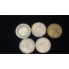 Image 1 : Lot Of (5) Assorted Casino Tokens Including Monte Carlo Resort & Casino Token