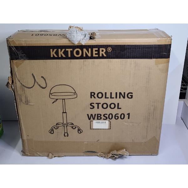 KKTONER Rolling Stool (Model WBS0601), which is an ergonomic swivel rolling stool - New!