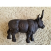 Image 3 : *Pick Up At Mantua Home-No Shipping Available* Amazing Vintage 5'' Cast Iron Bull Coin Bank With Ori