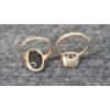 Image 7 : Set of Two 10k Gold Rings Weighing 6.7 Grams Overall