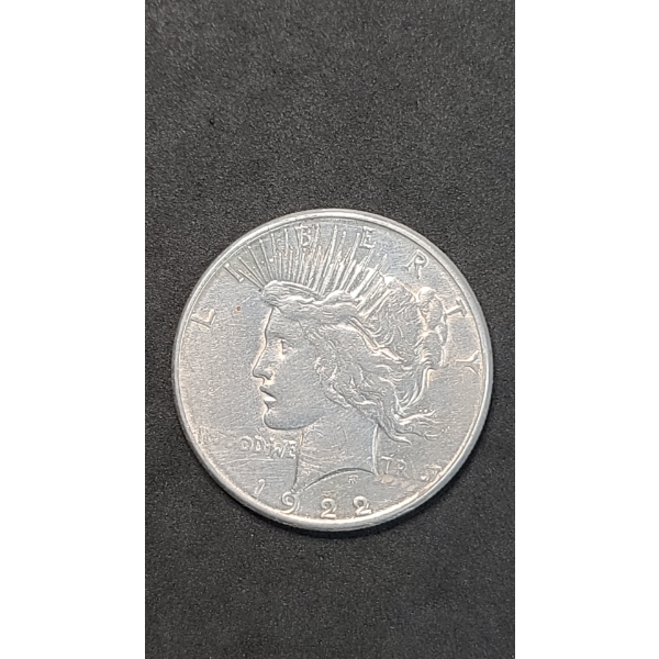1922-S 90% Silver Peace Dollar
