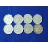Image 4 : Lot of (8) 90% Silver Franklin Half Dollars - FV: $ 4.00