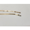 Image 2 : 14K Yellow Gold and Bracelets & 14K Gold White Gold Earring Total Weight: 3.2g