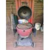 Image 5 : King Griller by Char Griller "Akorn" Grill on Mobile Stand with 2 Side Shelves - 50" Tall 22" Dia.