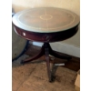 Image 1 : Round Glass Top Table with Drawer