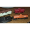 Image 4 : Pickup In Canton - Vintage AMERICAN FLYER 302 w Tender & 4 Cars - Large # Track Pcs & Switch Plates 
