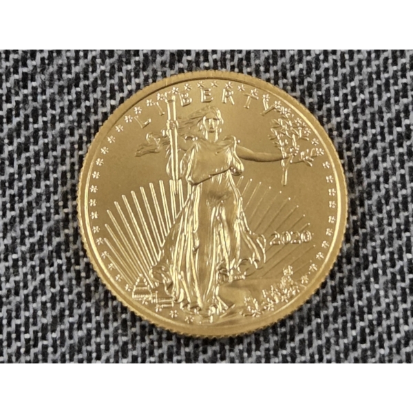 2020 1/4 Ounce Fine Gold $10 American Eagle 