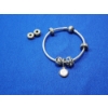 Image 1 : Sterling Silver Pandora Bracelet with Charms - Total Sterling Silver Weight: 27.1g