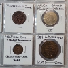 Image 4 : Two Binder Pages of Assorted Tokens/Medals: Bus Tokens, Commemoratives, Sales Tax, & More! 