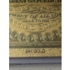 Image 3 : $100 Black Eagle Gold Foil .999999 - 24K Gold Note In Protective Holder - Mint Condition