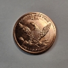 Image 2 : Canadian Maple Leaf Design 1 ADVP oz .999 Fine Copper Round
