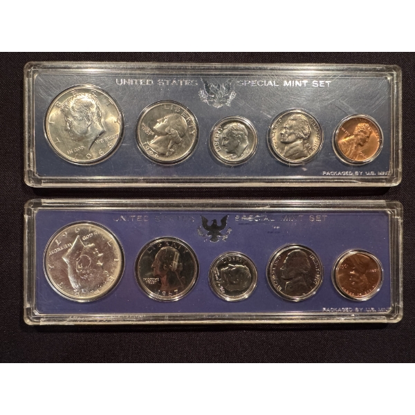 1966 & 1967 United States Special Mint Sets - Packaged By US Mint