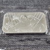 Image 2 : SMI Mercury One Troy Ounce .999 Fine Silver Bar