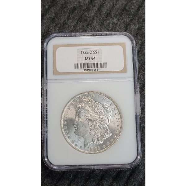1885-O MS 64 Morgan Silver Dollar
