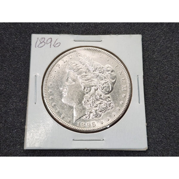 1896 Morgan Silver Dollar - 90% Silver - Excellent Condition
