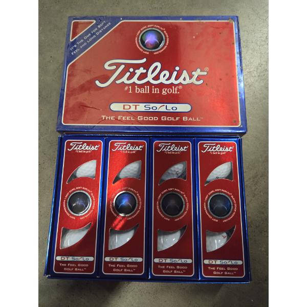 Twelve Brand New Titleist DT SoLo Balls
