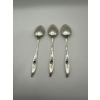 Image 2 : Oneida Heirloom Sterling Silver Spoons - 92.9 Grams