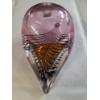 Image 2 : Handblown Beautiful Heavy Glass Teardrop 8"x5"