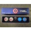 Image 1 : Collectable Vivid Captain America Matte High Color Golf Ball Set In Box! 