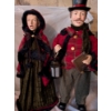 Image 1 : Attention Grabbing 35" Tall Fantastically Detalied Carroling Couple