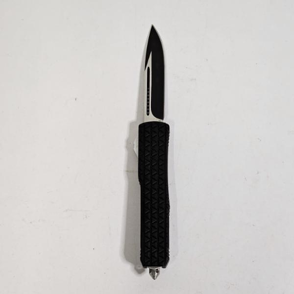 Atomic Defender Tri-Grip Double Action OTF Dagger Pocket Knife 8.25"