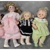 Image 8 : Vintage Dolls, Tin Doll Plates, Wood Rocking Chair And More