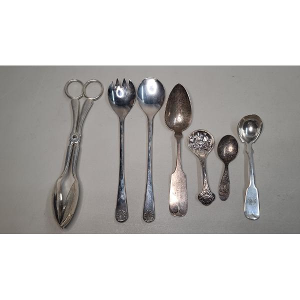 Assorted Silverplate Flatware Pieces - Weight: 0.8 lbs