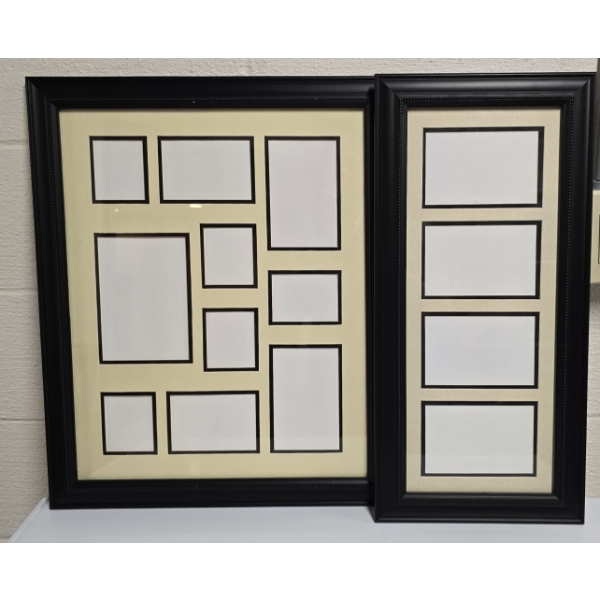 2 Multi Picture Frames - 11x23 & 19x23