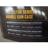 Image 3 : New With Tags! Plano Protector Series Black Hard Double Gun Carrying Storage Case 