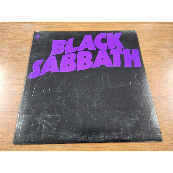 Black Sabbath Master of Reality Vinyl Record in Original Sleeve - STILL HAS ORIGINAL WB PLASTIC!
