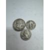 Image 2 : United States 90% Silver Quarters and Half Dollar- $1.00 Face Value - Assorted Dates- Wonderful Cond