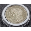 Image 2 : 1968 Mexican 72% Silver Estados Unidos 25 Pesos Coin in Protector ~ ASW: 0.5208oz  