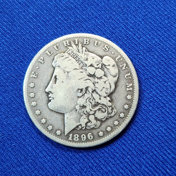 United States 1896 90% Silver Morgan Dollar 