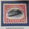 Image 3 : FAMOUS INVERTED JENNY 22kt GOLD REPLICA 1918 AIRMAIL FDC COVER w 24c Commemorative Stamp