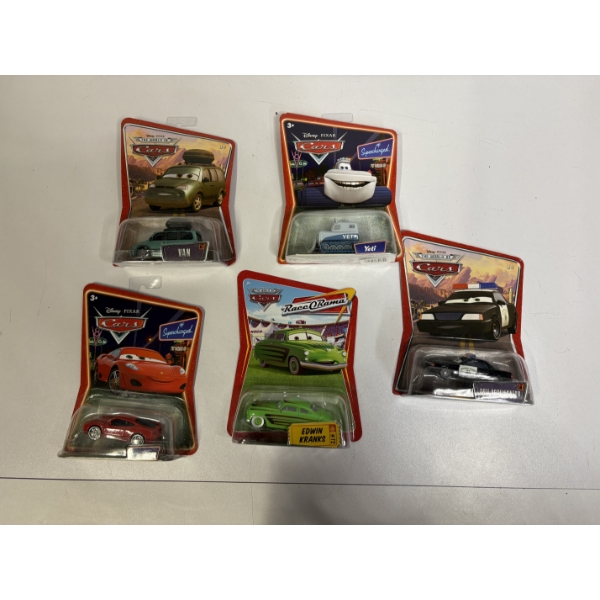 5 Cars movie Toy Cars - Edwin Kranks - Yeti - Van 