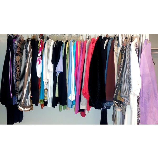 High End Selection Of Women's Mostly Tops , Jackets & Some Pants -- View Photos Small Sampling Shown