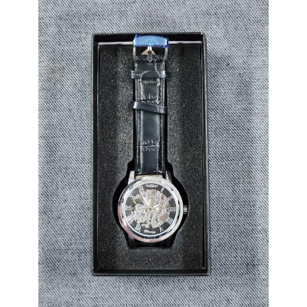 Very Nice, New In The Box Winner Wrist Watch With Viewable Mechanism's ~ Black Strap 