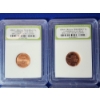Image 2 : x11 INB Lincoln Cents Including BU Commemoratives & DCAM Gem Proofs, Assorted Years