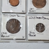Image 6 : 2 Binder Pages Filled with Assorted World Coins: England, G.Britain & British Caribbean Territories