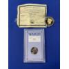 Image 1 : 1906-D Double Eagle Proof Gold Clad AGW: .0311g & 1982-D George Washington Half Dollar 90% Silver