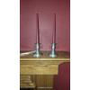 Image 1 : Louisville Home Pickup - Fine Pewter Candlesticks As Shown - Perfect Condition