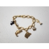 Image 1 : 14K Gold 7in Charm Bracelet with Various 14K Gold Charms TW: 14.0g
