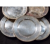 Image 3 : Lot of Six Assorted Silverplated Plates Weighing 545 Grams Total 