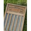 Image 3 : Antique Wooden Hand Scrub National Wash Board Co. No 701 w / Corrugated Metal  Scrub Surface