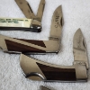 Image 5 : Four Vintage Like New Pocket Knives Ft. VALOR Brand & One Vintage Advertising Knife